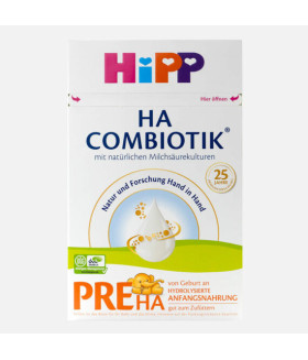 HiPP Hypoallergenic (HA) Stage PRE Combiotic Milk Formula  (600g) German Version 0+